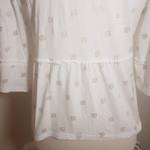 Boden Manderin collar 3/4 sleeve babydoll - Picture 10 of 15